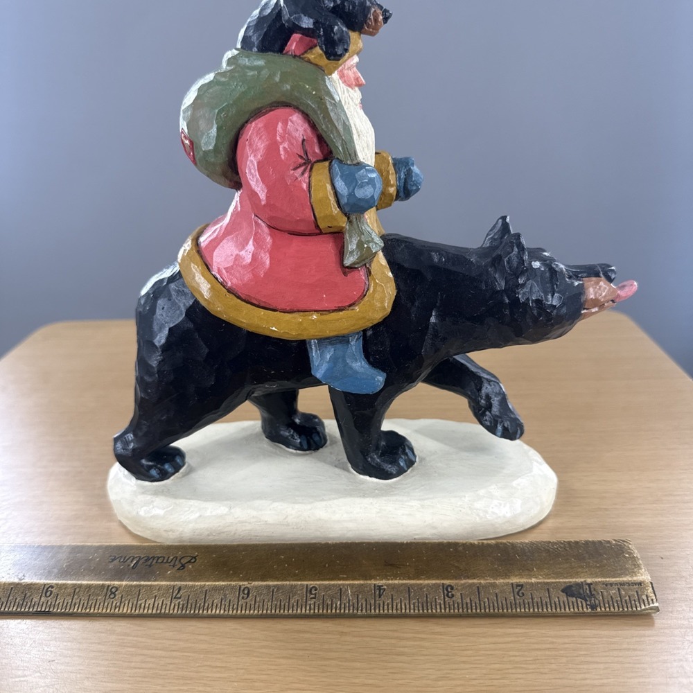 House Hatten Santa Riding Bear Figurine 561/5000 Christmas Holiday Decor‎ 1996 - Picture 8 of 8